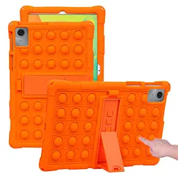 Чохол SoftGel Kids дитячий pop-it Lenovo Tab M11 TB330 TB331 Помаранчевий