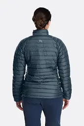 Пуховик жіночий Rab Microlight Jacket Womens 12 Темно-синій - мініатюра 2