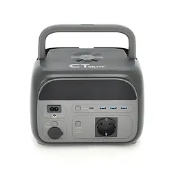 Power station CTOLITY AP400 APP Control, 400W, 345Wh LiFePO4, MPPT 150W max, DC12V-5A, 2хAC 220, 3xUSB-18W, 1хUSB-C(22W), wireless 15W, Fast charge 60min, 177×205×177mm, 5kg - мініатюра 2