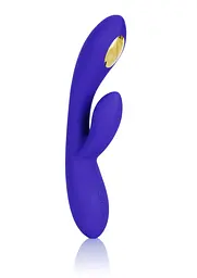 Вібратор-кролик CalExotics Impulse Estim Dual Wand 21.5 см фіолетовий - мініатюра 2