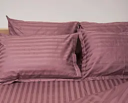 Набір наволочок Moon&Star Satin Stripe Garnet 50х70 см 2 шт - мініатюра 3