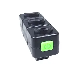 Велосипедна фара задня світлофор 300 Lm 3 Led Type-C 7 режимів 70х40х25 мм чорний (G0002281) - мініатюра 4