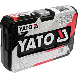 Набір головок торцевих Yato квадрат 1/4" насадки викруткові з інструментами 56 шт. (YT-14501) - мініатюра 4