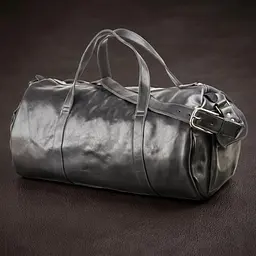 Сумка дорожня Grande Pelle 11048 шкіряна чорна