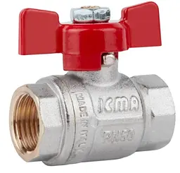 Кран кульовий Icma 1/2" прямий №349 (87349AD11) - мініатюра 1