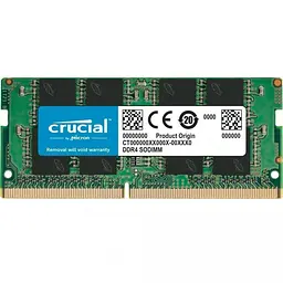 Модуль пам'яті Crucial DDR4 16GB 3200MHz SODIMM CL22 (CT16G4SFRA32AT)