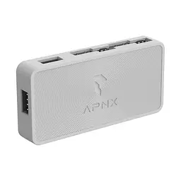 Комплект вентиляторів APNX FP1-120 ARGB White - 3 Pack (APF3-PF11257.21) - мініатюра 8