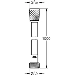 Шланг для душа Grohe 28741002 (CV032476) - мініатюра 3