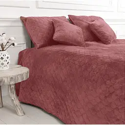 Покривало ТЕП Velour ромб круглий 210х150 см Mesa rose (4-00515_22724) - мініатюра 5