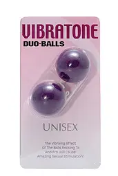 Вагінальні кульки Duo Balls, Purple - мініатюра 2
