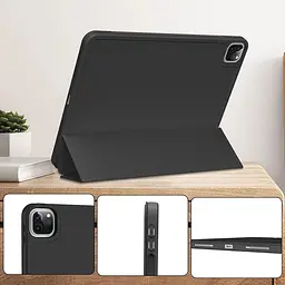 Чохол-книжка BeCover Tri Fold Soft TPU з кріпленням Apple Pencil для Apple iPad Pro 11 2020/2021/2022 Black (711109) - мініатюра 8