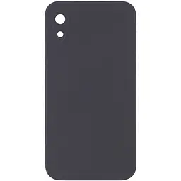 Чохол Silk Square Full Camera Protective (AA) NO LOGO для Apple iPhone XR (6.1") Сірий / Dark Gray
