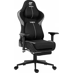 Геймерське крісло GT Racer X-2308 Fabric Black/Gray [121435] - мініатюра 2