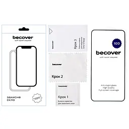 Скло захисне BeCover Samsung Galaxy S25 SM-S931 10D Black (712721) - мініатюра 3