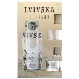 Горілка Lvivska gorilka Давня легенда 40% 0.7 л + 2 чарки - мініатюра 8