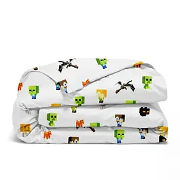 Дитяча постільна білизна в ліжечко Cosas Minecraft Dragon CS1 110х140 см (MinecraftDragon_El80-52Grey_140) - мініатюра 3