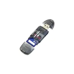 Зчитувач флеш-карт ST-Lab SD/ SDHC/ MMC /RS-MMC (U-371 black) - мініатюра 3
