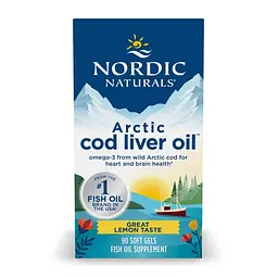 Омега-3 риб'ячий жир Nordic Naturals Arctic Cod Liver Oil 90 софтгелів