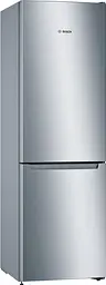 Холодильник з нижньою морозильною камерою Bosch KGN33NL206 нержавіюча сталь (KGN33NL206)