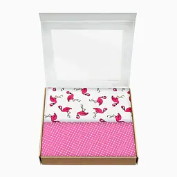 Багаторазові пелюшки дитячі FLAMINGO DOTS 2шт COSAS (4822055269777) - мініатюра 2