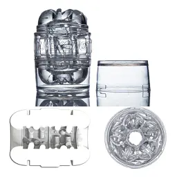Мастурбатор Fleshlight Quickshot Vantage прозорий - мініатюра 2