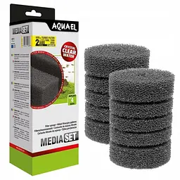 Губка Aquael Media Set Standard 2 шт. для внутрішнього фільтра Aquael Turbo Filter 1000 / 1500 / 2000 - мініатюра 2