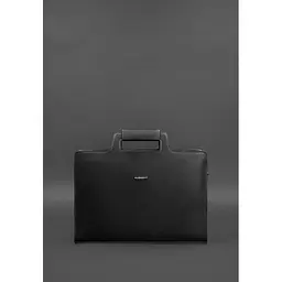 Сумка для ноутбука та документів BlankNote Жіноча шкіряна 15 Black (BN-BAG-36-g) - мініатюра 3