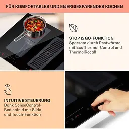 Індукційна плита з витяжкою Klarstein Full House DownAir System (10039858) - мініатюра 5