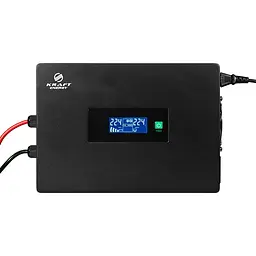 Високочастотний інвертор 1000VA/1kW Kraft KRF-SAVR1000VA/1kW-12V під зовнішній акумулятор (42-00113) - мініатюра 4