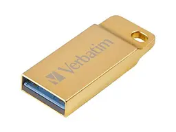 USB флеш накопичувач Verbatim 64 GB Metal Executive Gold (99106) - мініатюра 2