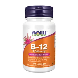 Вітамін B12 Now Foods 2000 мкг (B-12) 100 льодяників