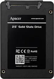 Накопичувач SSD 240GB Apacer AS340 Panther 2.5" SATAIII TLC (AP240GAS340G-1) - мініатюра 2