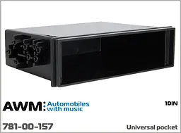 Універсальна кишеня 1 DIN AWM 781-00-157 - мініатюра 4