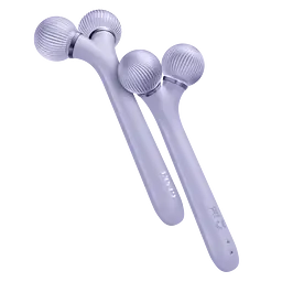 Електронний звуковий ролик для обличчя GESKE Sonic Facial Roller 4 в 1 фіолетовий - мініатюра 3