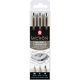 Набір лінерів Pigma Micron URBAN 3 шт Sakura