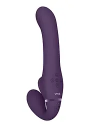 Страпон Vive Vive Air Wave Tickle, 23.5 см (фіолетовий)