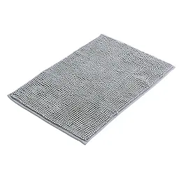Килимок для ванно Bisk Basic 6 Chenille сірий (07894)