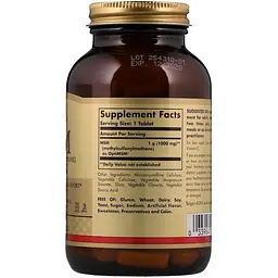 Сірка Solgar MSM (Methylsulfonylmethane) 1000 мг 120 таблеток - мініатюра 2