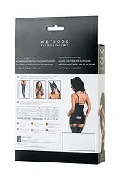 Сукня Glossy Wetlook Ivy M (чорний) - мініатюра 11