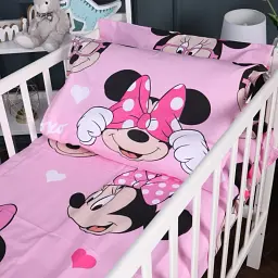 Наволочка MirSon Бязь Kids Time 17-0666 Pink Minnie 40х60 см (2200010117363) - мініатюра 2