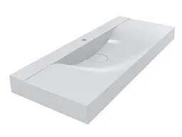 Умивальник Miraggio FLY 1200 (0000669) Miramarble, Глянцевий, Підвісний/Врізний, Білий