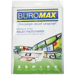 Фотопапір Buromax матовий А4 180 г/м² 100 аркушів (BM.2225-4100)