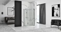 Душова кабіна Rea Look chrom 90x90 REA-K7905, Хром, Універсальна - мініатюра 2