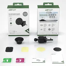 Автомобільне кріплення Acefast для смартфона D6 air outlet magnetic - мініатюра 6