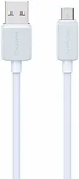 USB Кабель Usams US-SJ690 MicroUSB 2A 1.0m Синій