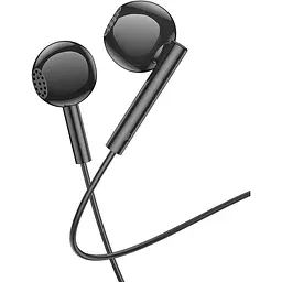 Навушники Borofone BM76 Ocean universal with mic пластикові чорні - мініатюра 2