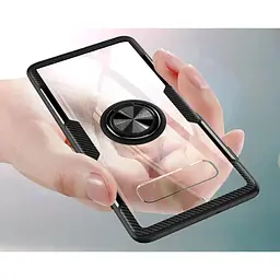 Чохол бампер Primolux Ring Magnetic Stand для смартфона Samsung Galaxy S10 Plus (SMG975) Black - мініатюра 2