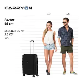 Валіза CarryOn Porter (M) Black (502444) - мініатюра 5