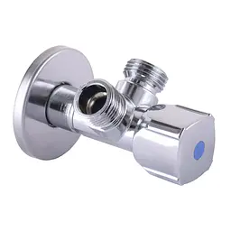 Кран кульовий кутовий подвійний Selba 1/2″х 1/2″х1/2″ Double (SL1588) - мініатюра 2