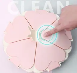 Органайзер для солодощів Peach Heart Shape · Мінажниця – цукерниця на 5 відсіків · Тарілка для закусок з підставкою для телефону - мініатюра 2